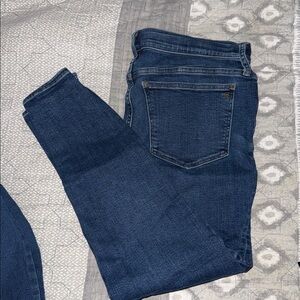Madewell Women's Skinny Jeans in Dark Indigo Blue